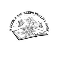 A Book a Day Keeps reality away - Mug Design