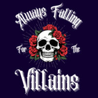 Always Falling for the Villians - Large Tote Bag Design