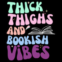 Thick Thighs and Bookish Vibes - Tote Design