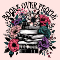 Books Over People Hoodie Design
