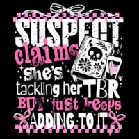 Suspect Claims She's Tackling Her TBR - Tote Design
