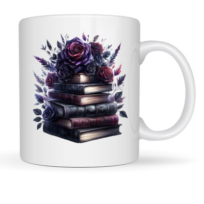 Book & Flowers Gothic - Mug Thumbnail