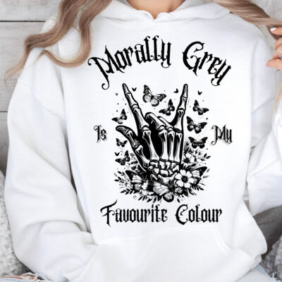 Morally Grey Is My Favorite Colour Hoodie Thumbnail