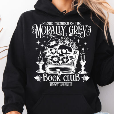 Proud member of the Morally Grey Book Club Hoodie Thumbnail