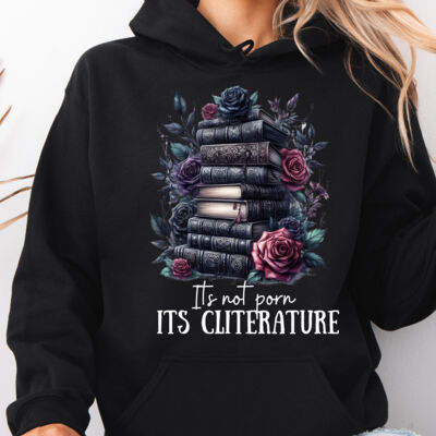 Its Not Porn Its Cliterature Hoodie Thumbnail