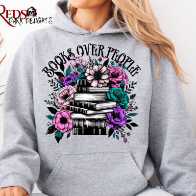 Books Over People Hoodie Thumbnail