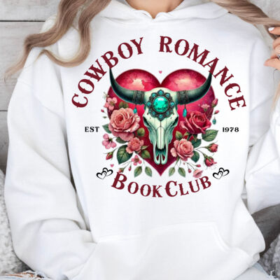 Cowboy Romance Bookclub Hoodie Thumbnail