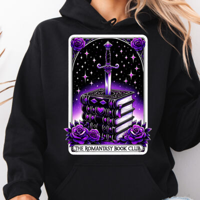 The Romantasy Bookclub (Purple) Hoodie Thumbnail