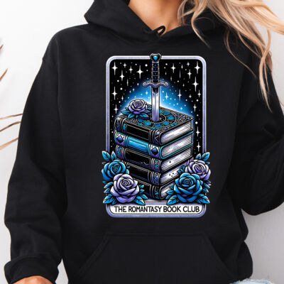 The Romantasy Bookclub (Blue) Hoodie Thumbnail