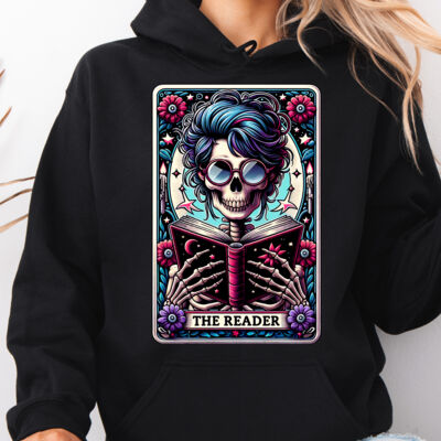 The Reader Tarot Card Hoodie Thumbnail