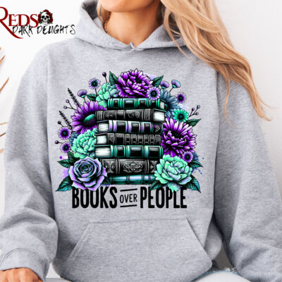 Books Over People Hoodie Thumbnail